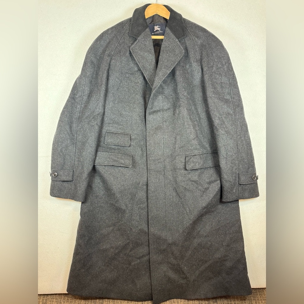 Vintage Burberry Charcoal Trench Coat